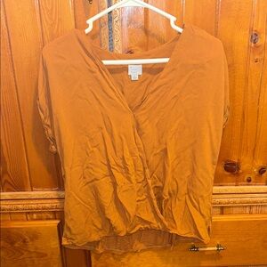 Short Sleeve Wrap Top